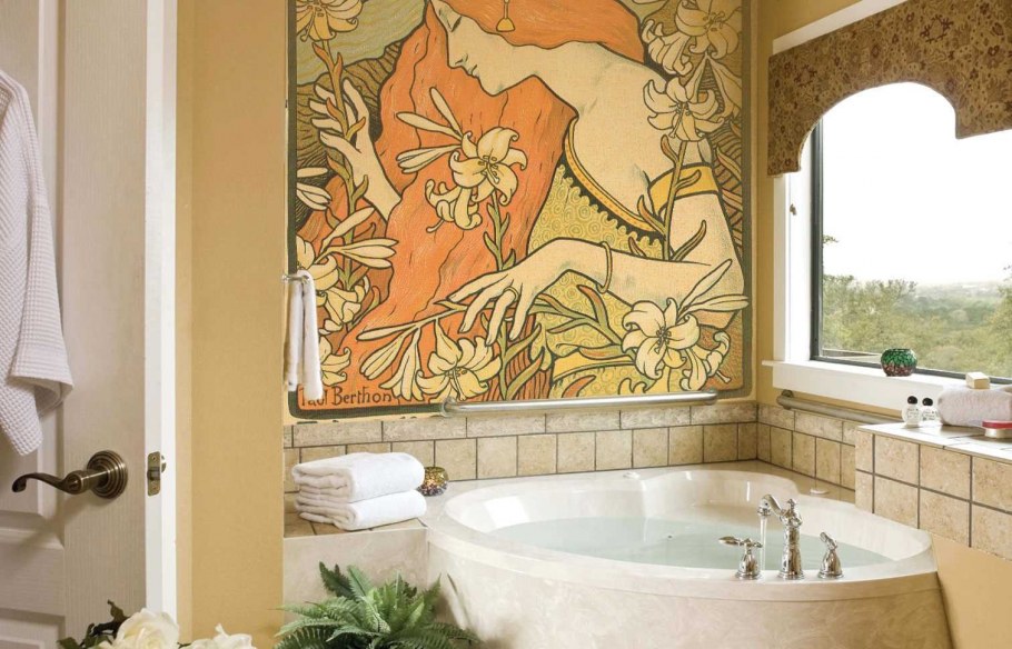 Фреска в ванной комнате