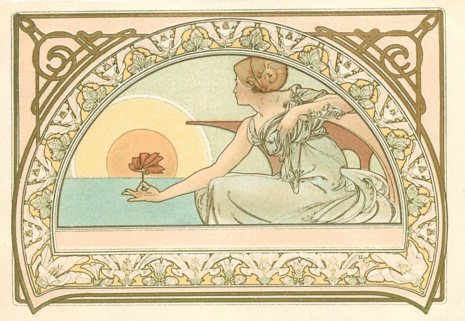 Ванная комната в стиле ар нуво