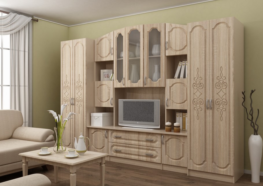 Гостиная Макарена эко МДФ