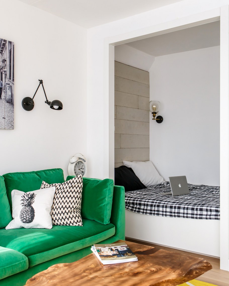 Студия площадью 35 кв метров от Korneev Design Workshop