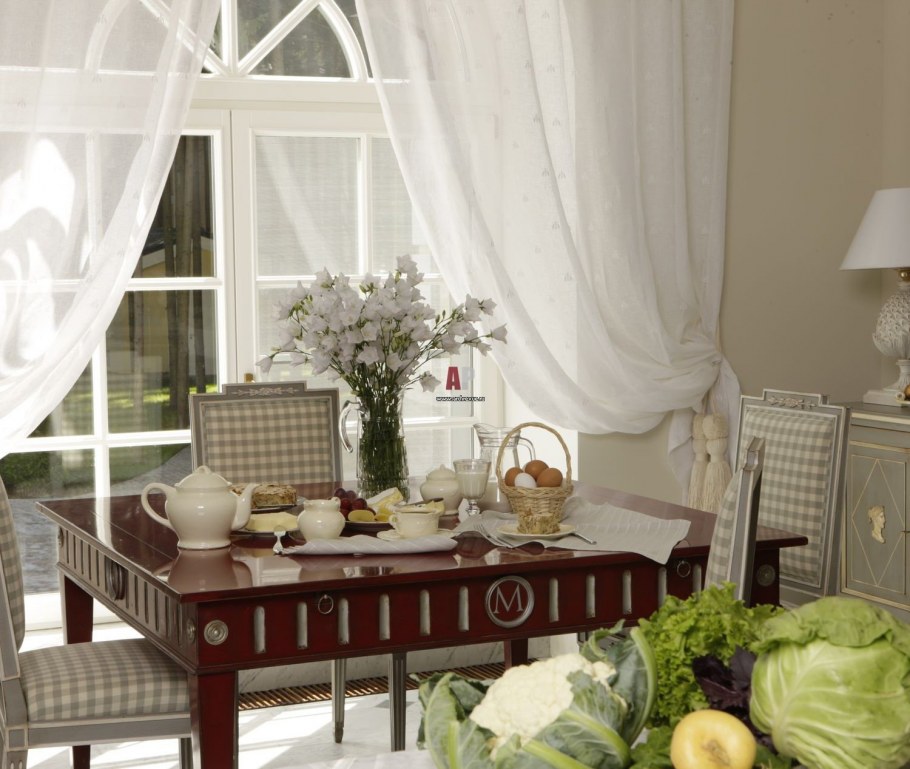 Шторы в стиле русской усадьбы