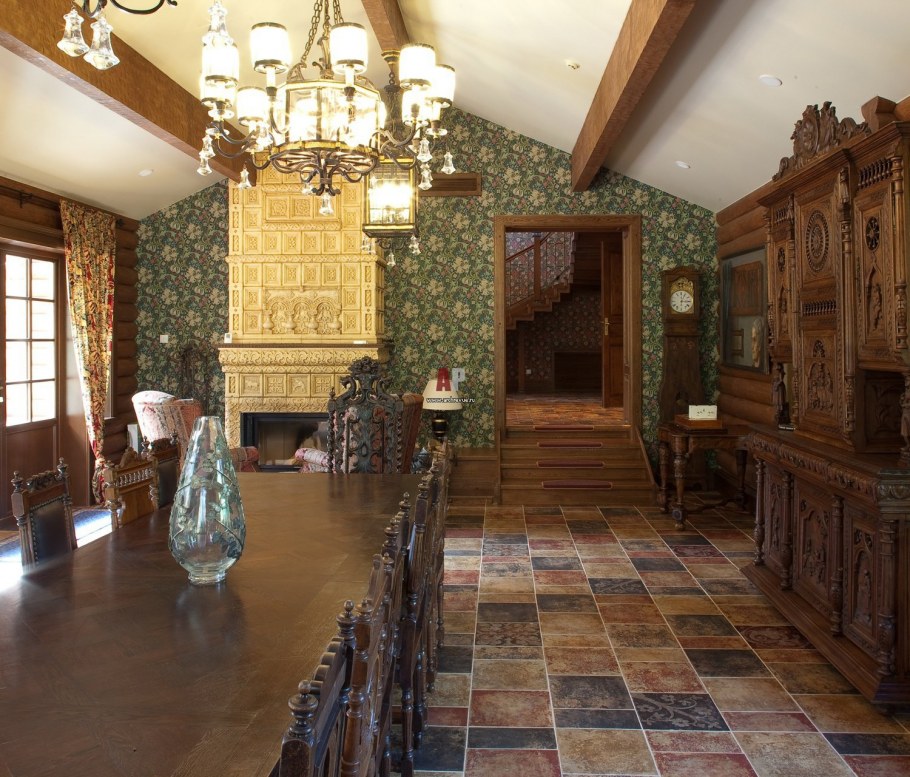 Интерьер старинной усадьбы