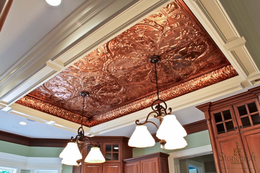 Медный в интерьере