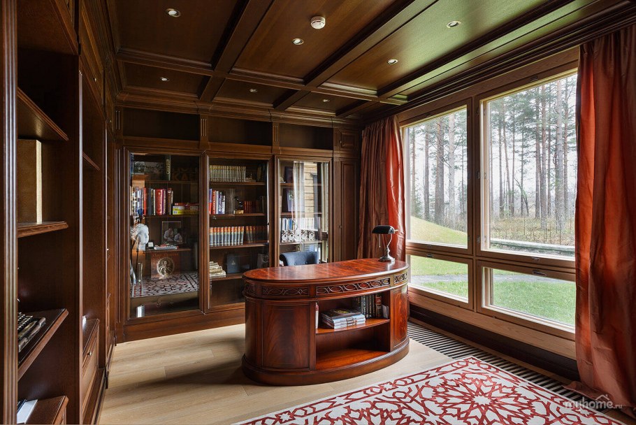 Лестница из Кортен стали