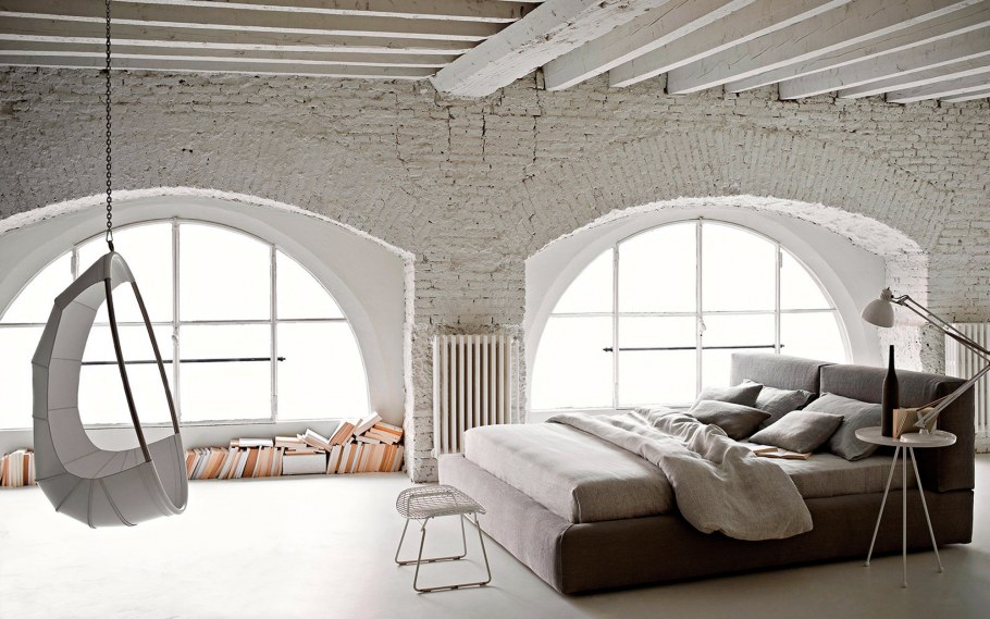Сводчатые потолки в стиле лофт
