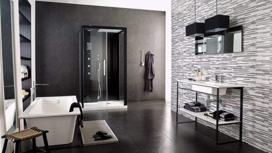 Плитка Porcelanosa черная
