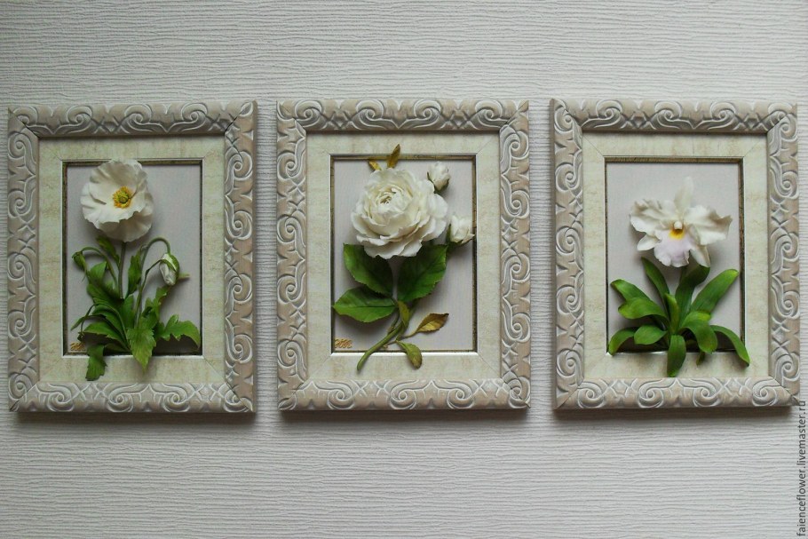 Цветочное панно на стену