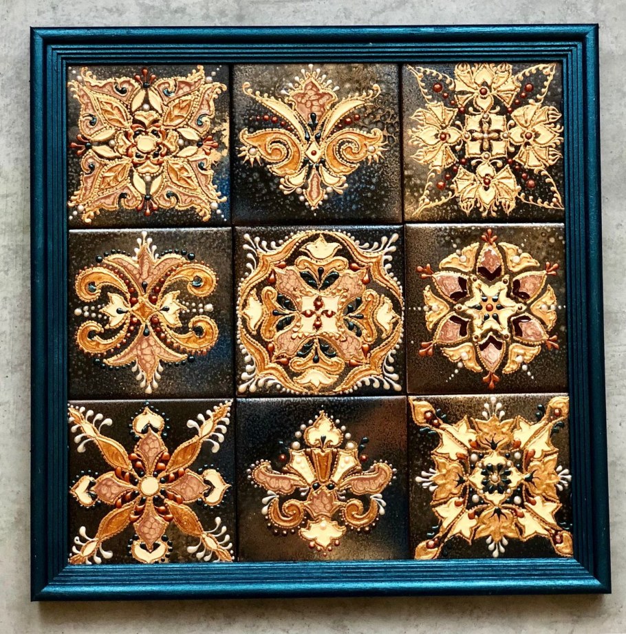 Керамическое панно