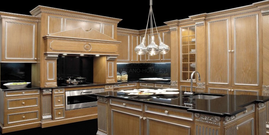 Итальянские кухни из дерева класса Люкс