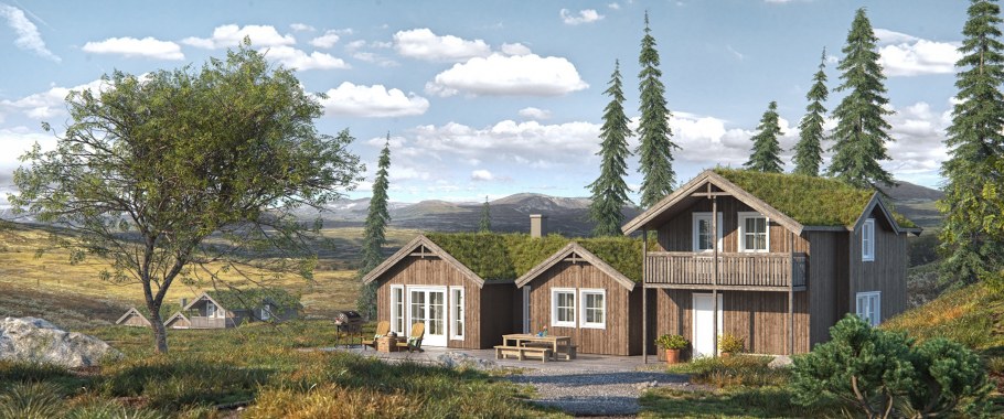 Деревянные дома в Финляндии и Норвегии зодчество