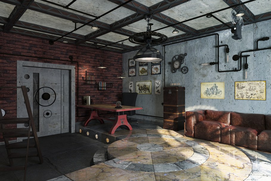 Апартаменты в стиле киберпанк