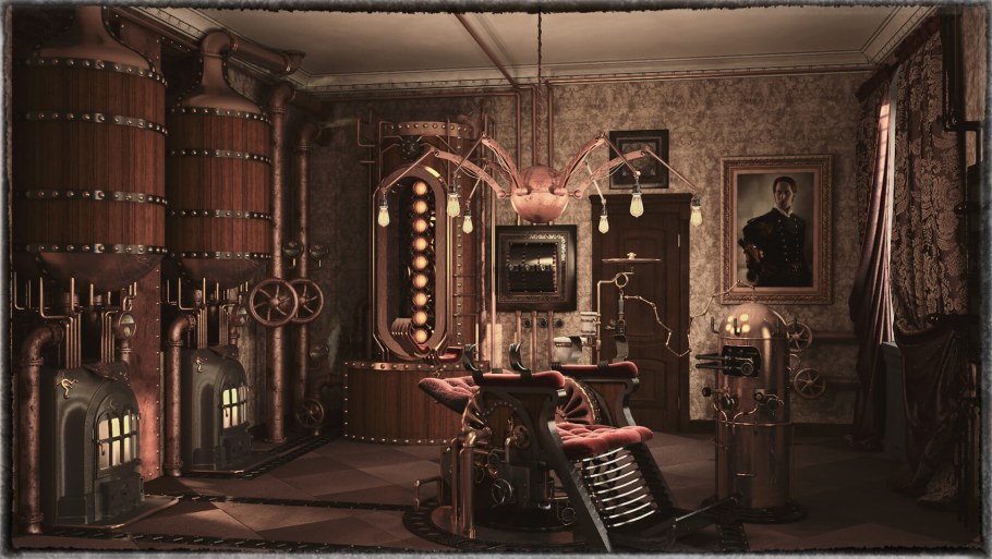 Стиль Steampunk в интерьере