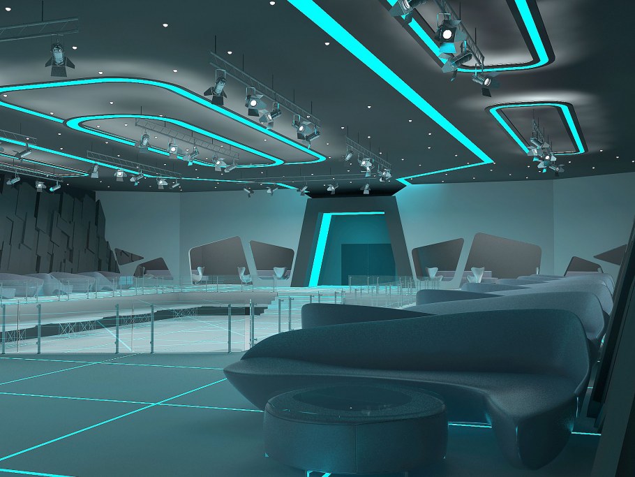 Tron Legacy интерьер