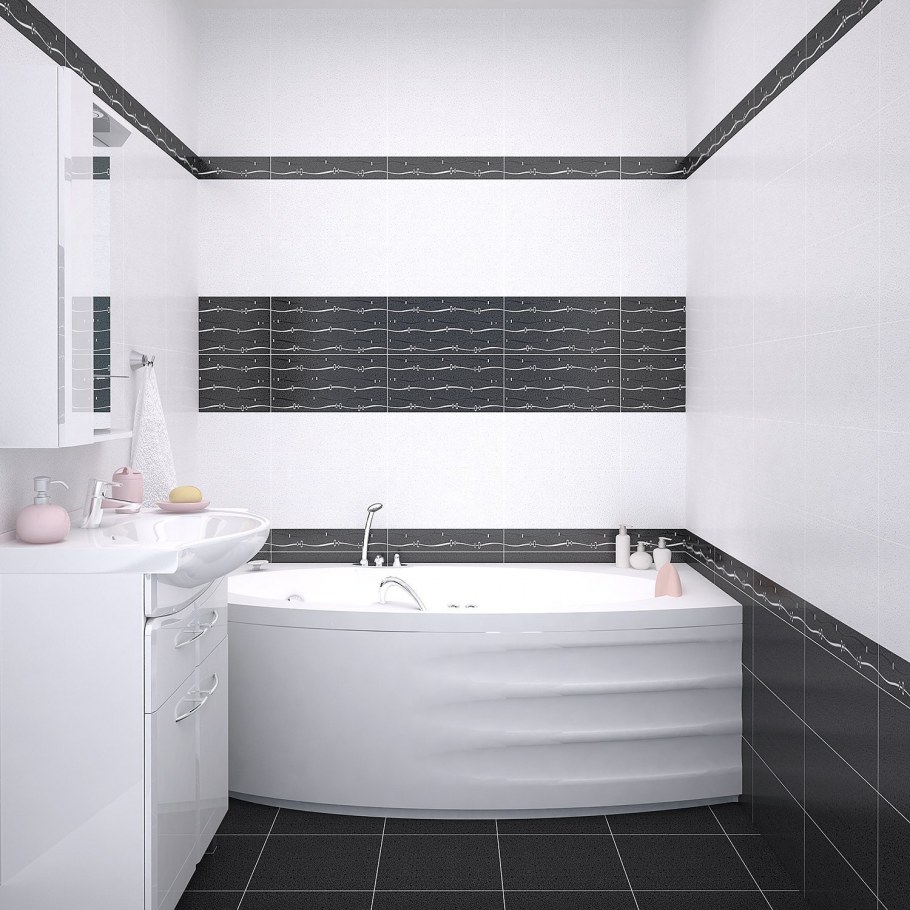 Плитка дефиле Неро Azori