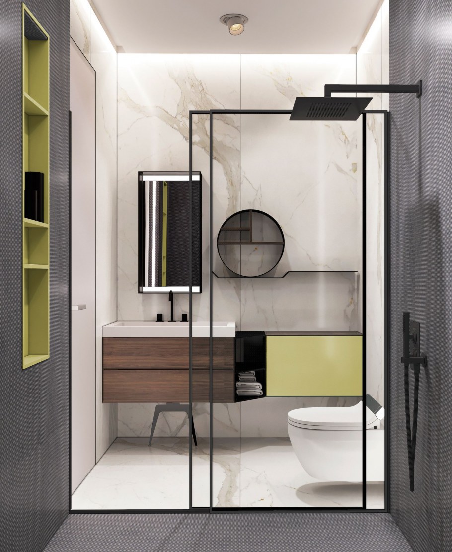 Дизайн маленькой ванной комнаты