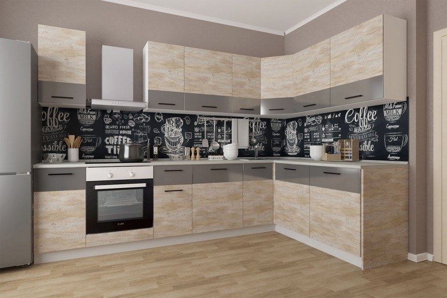 Кухня лофт хофф 3м