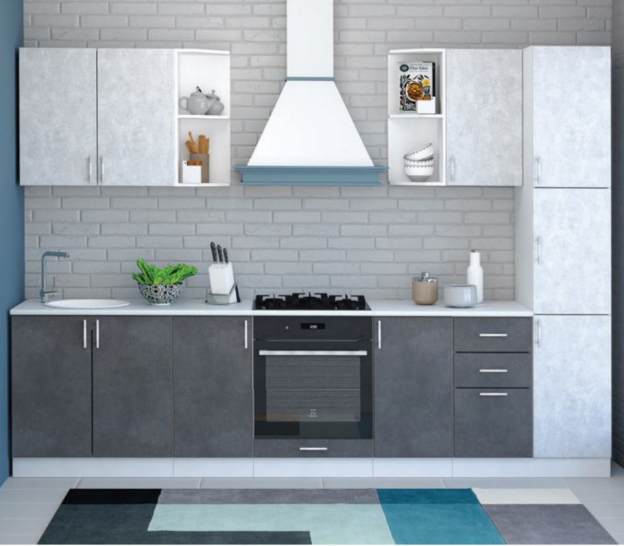 Кухня графит Стендмебель