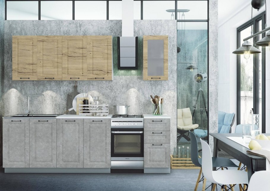 Кухня капри ДСВ дуб Майский