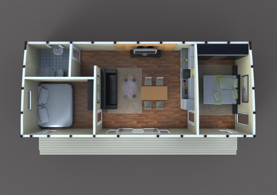 Жилой модуль 6х2.4
