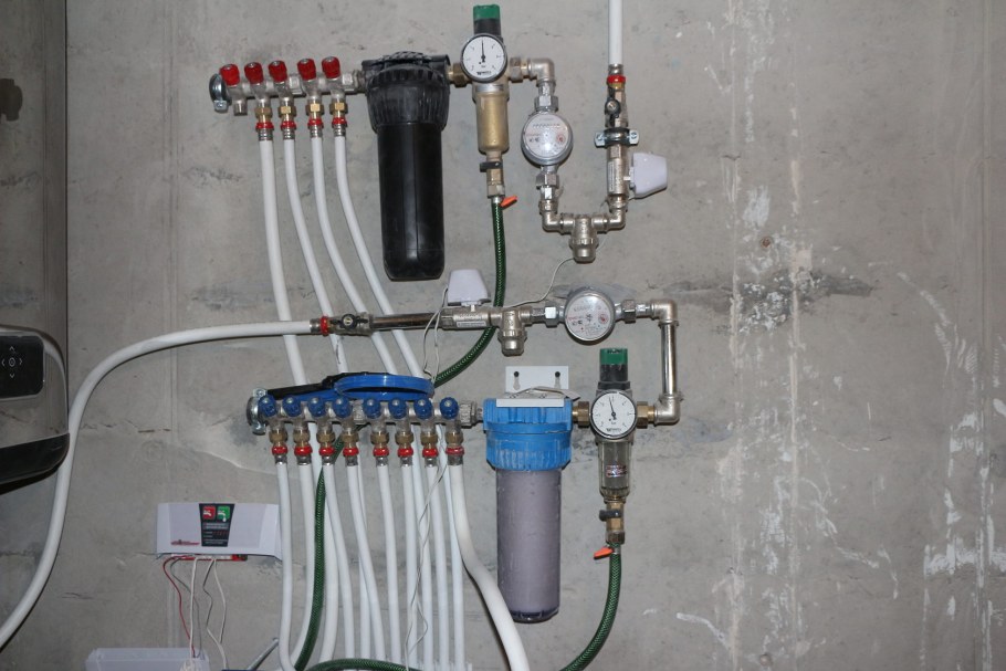 Коллекторная разводка труб водоснабжения