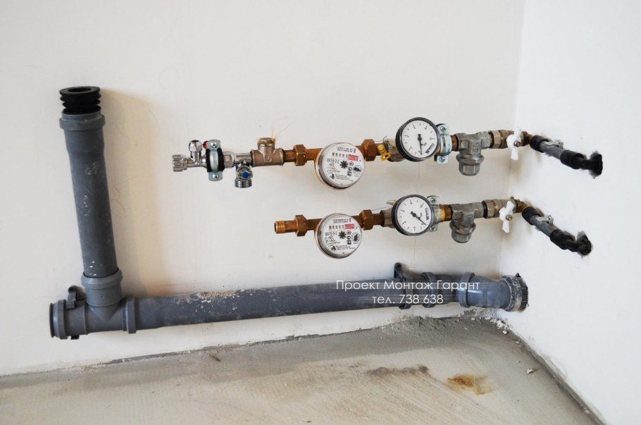 Разводка санузлов Рехау