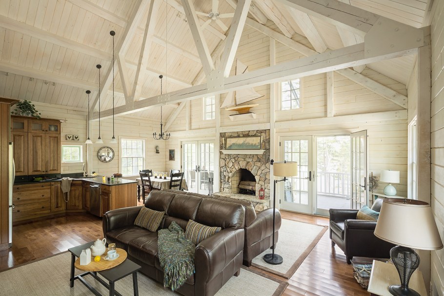 Интерьер в каркасном доме