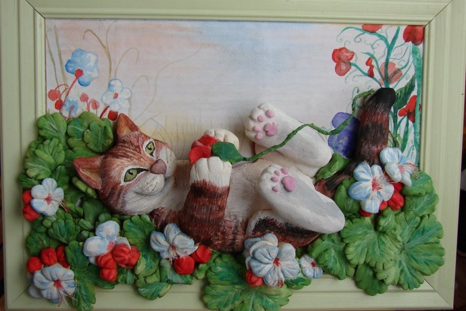 Композиция из соленого теста