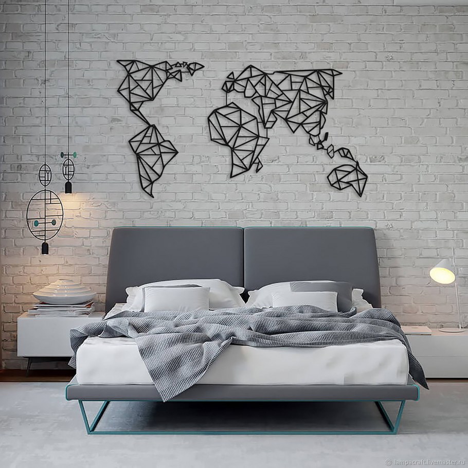 Деко интерьера из металла