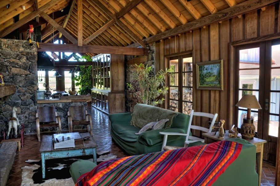 Дача в рустикальном стиле