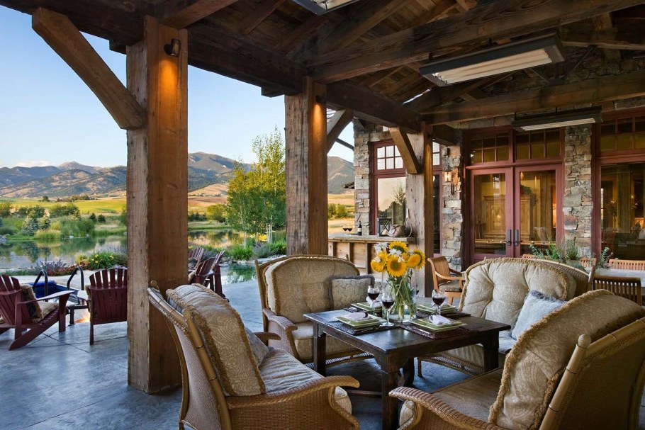 Rustic Interior Design Patio