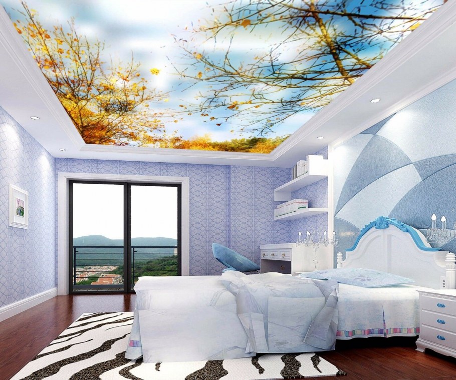 Натяжной потолок небо