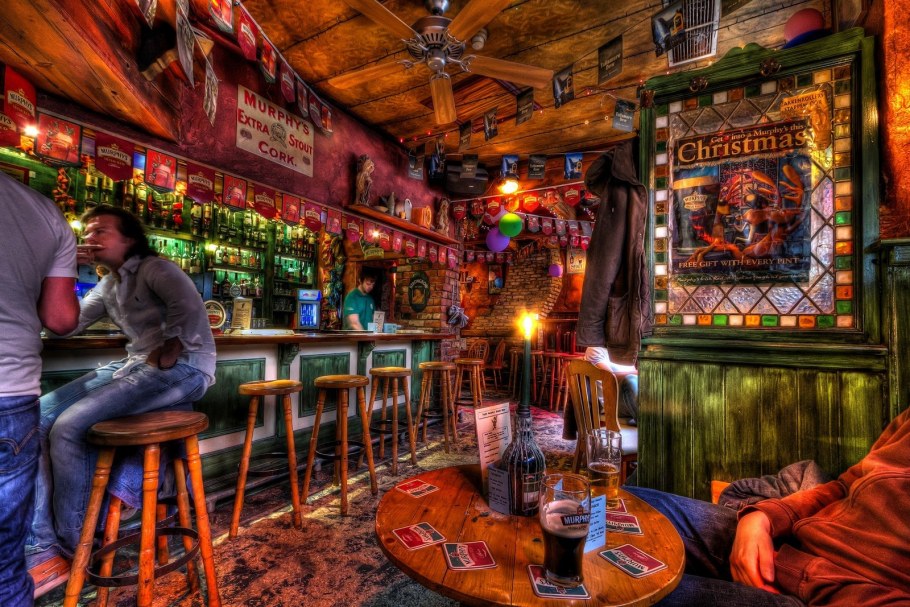 Irish pub интерьер