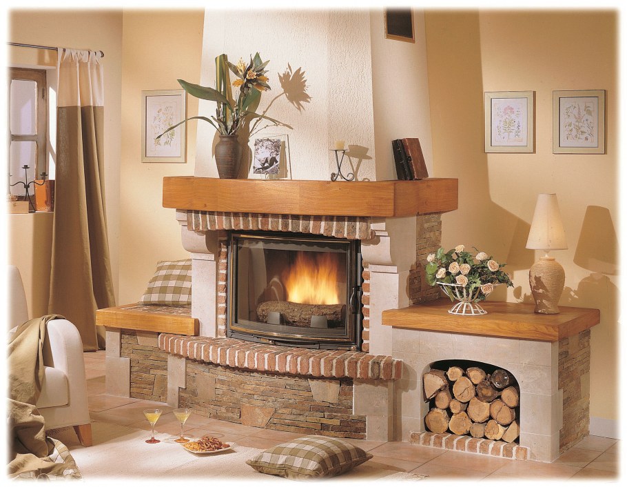 Печь-камин Chazelles Rustic