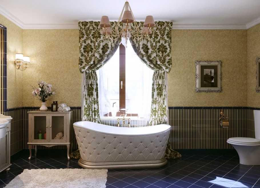 Шикарные большие Ванные комнаты