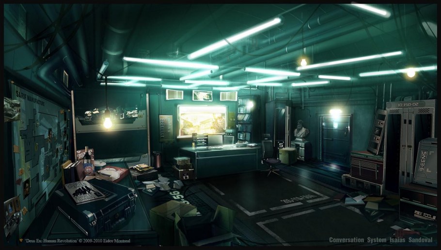 Deus ex интерьер