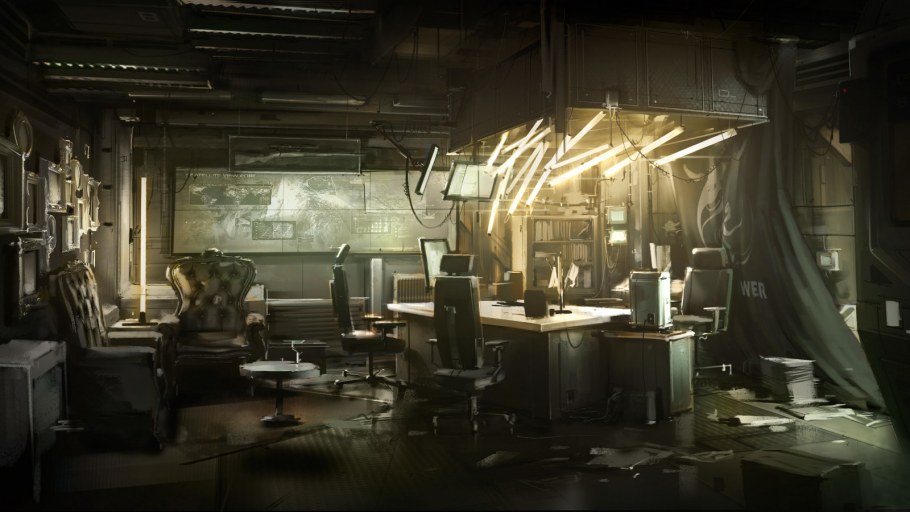 Deus ex интерьер