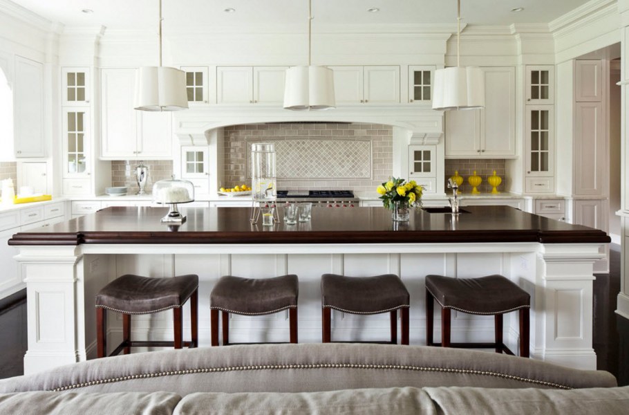 Американская классика в интерьере кухни