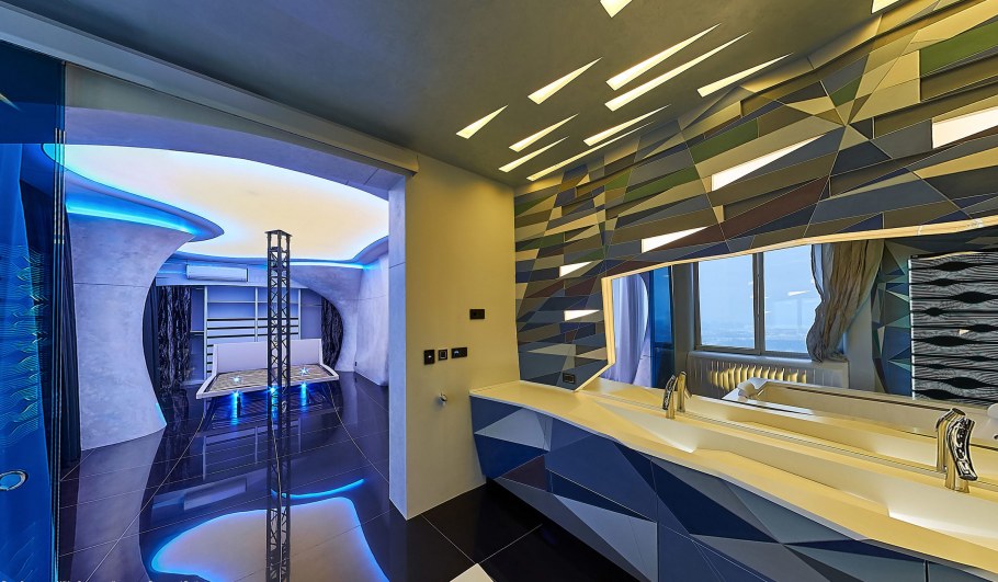 Интерьер в стиле футуризм