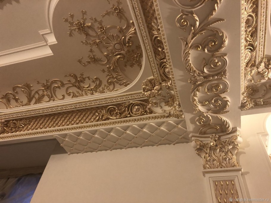 Золочение лепнины