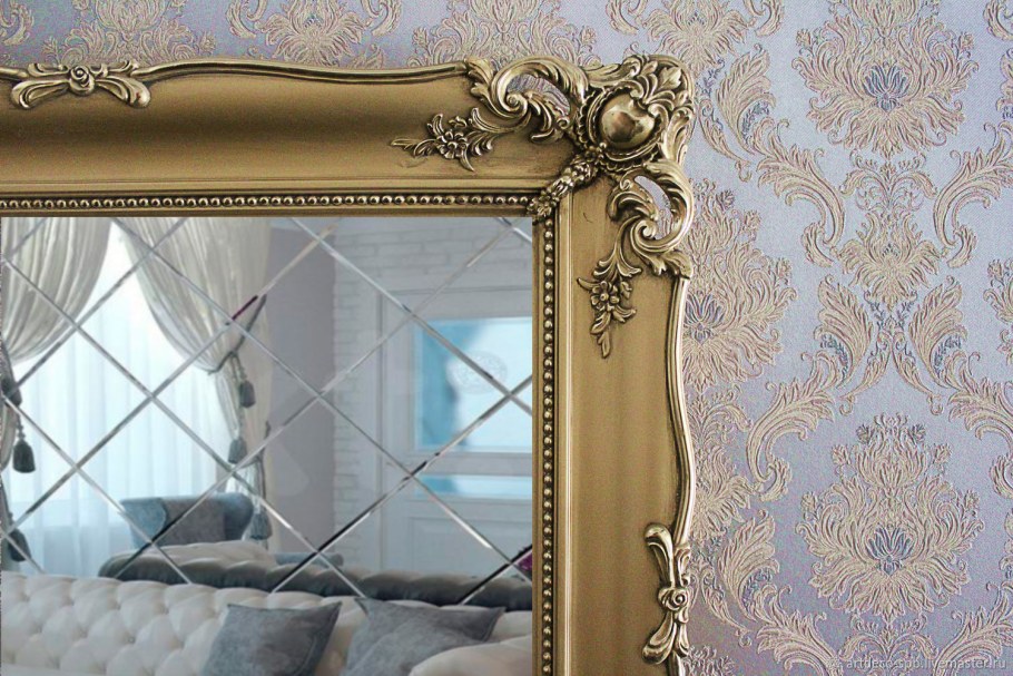 Золочение лепнины сусальным золотом