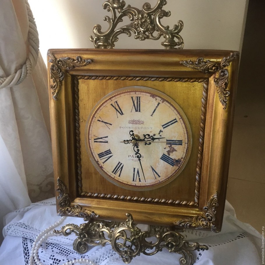 Часы настенные Baroque полистоун