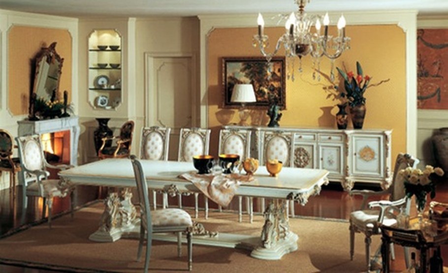 Немецкая и итальянская мебель рококо в интерьере