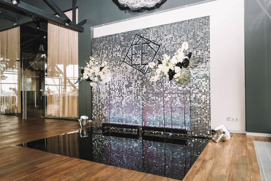 Панели с пайетками