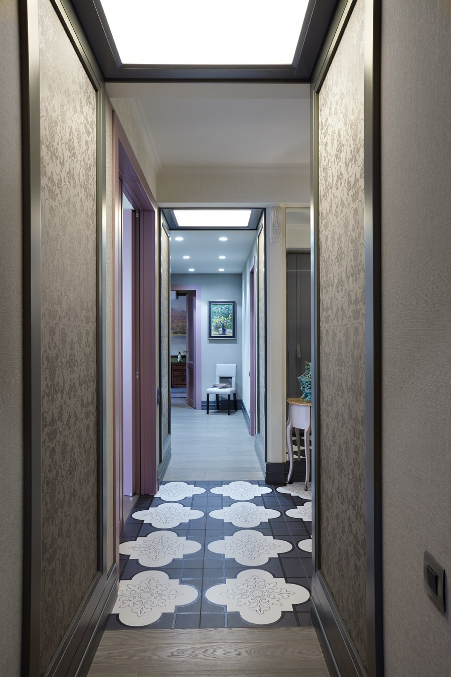 Плитка на пол в дом в классическом стиле