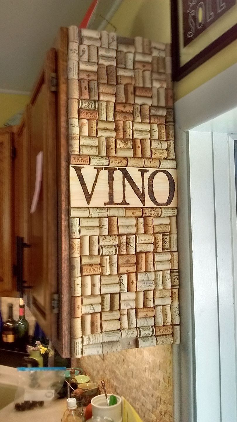 Шторы из винных пробок