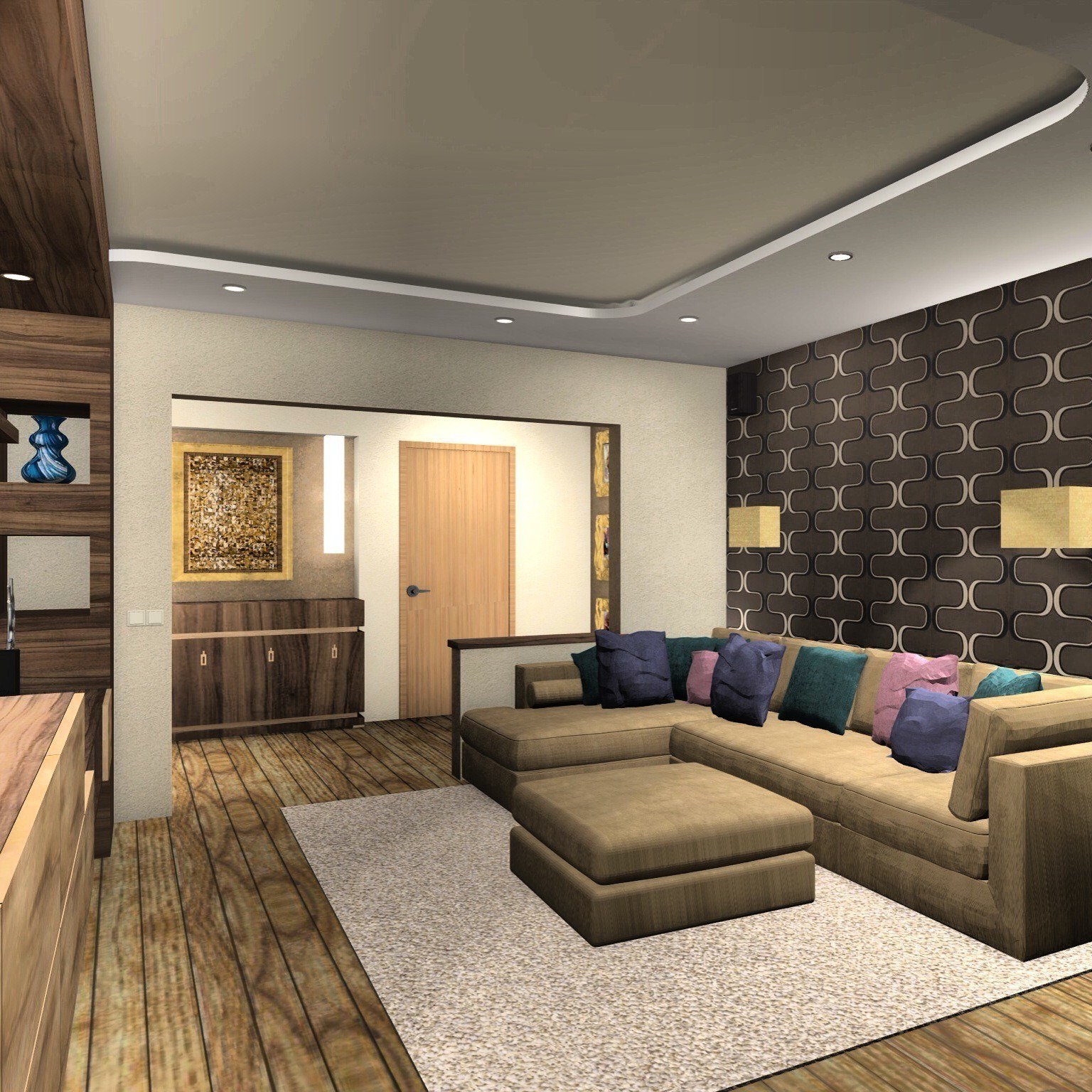 Интерьер двушки. Интерьер квадратной гостиной-с 15м2. Проект гостиной комнаты. Евроремонт комнаты. Гостиная комната.