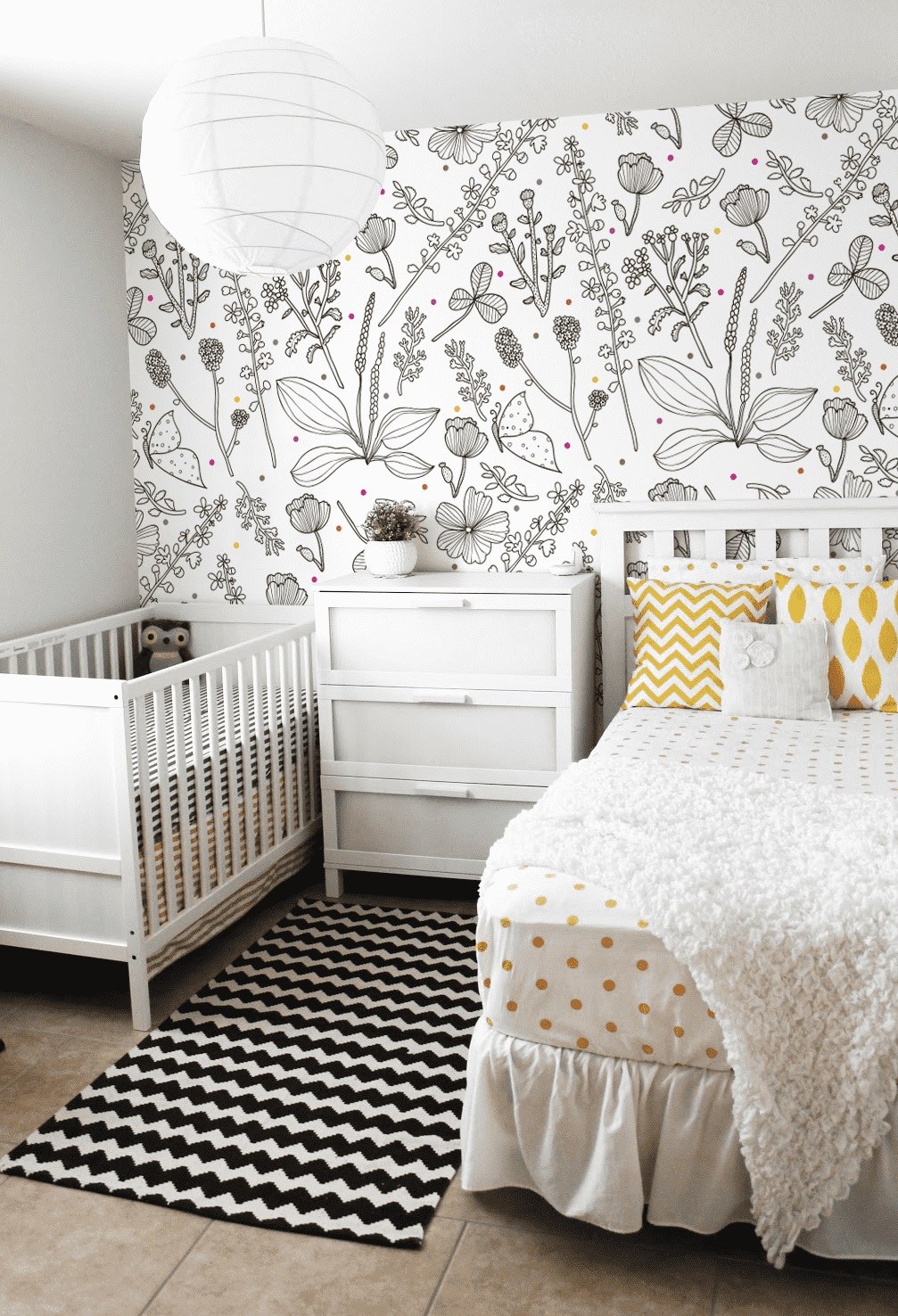 Дизайн спальни с детской кроваткой +50 фото идей обустройства комнаты