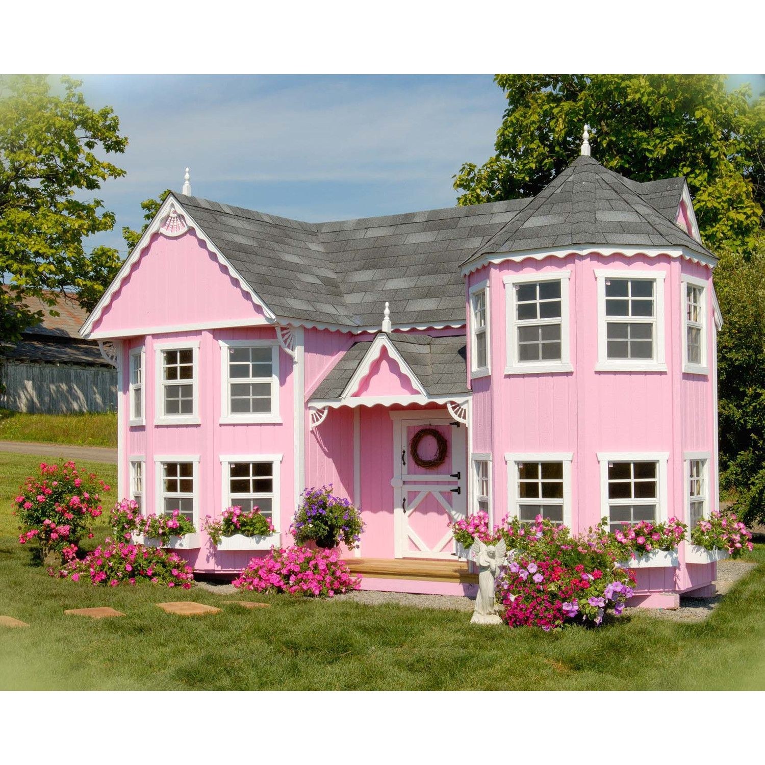Красивые розовые дома. Домик для детей. Красивые домики для детей. Розовый домик. Розовый домик для детей.