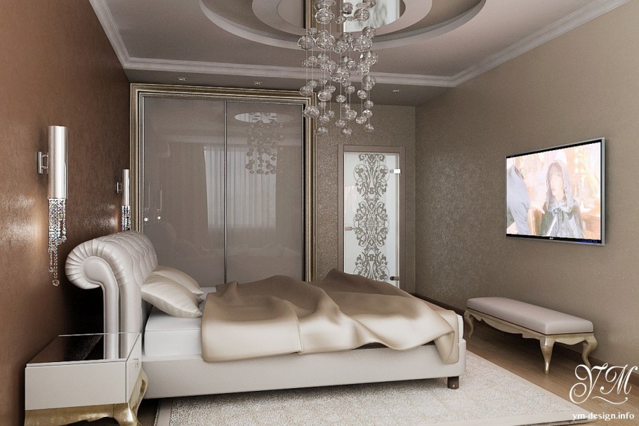 Гостевая спальня в современном интерьере