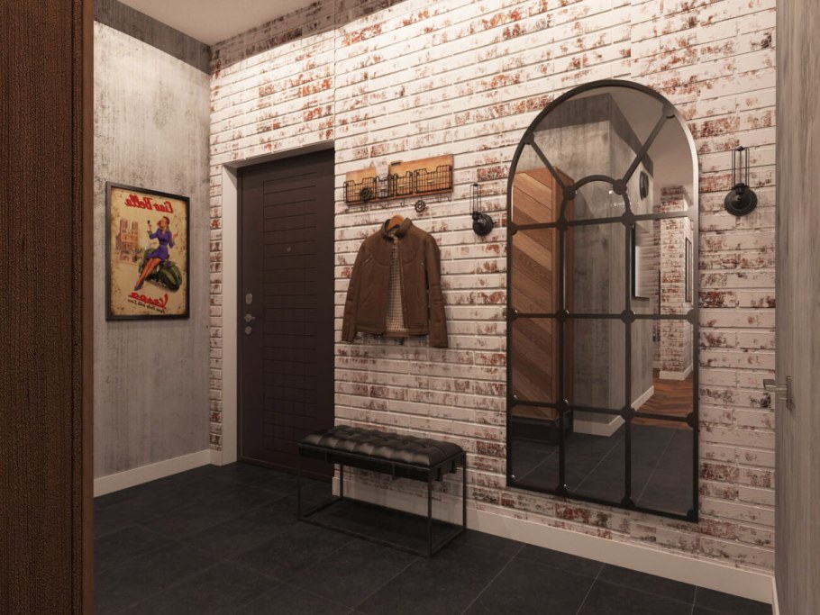 Прихожая лофт Индастриал